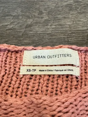 Urban Outfitters Beau Striped Boat Neck Striped Cropped Sweater thumbnail 3