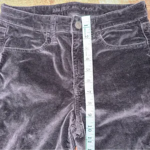 American Eagle Women’s Hi-Rise Black Corduroy Jeggings Pants – Size 6S thumbnail 14