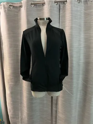 Champion Black Full-Zip Athletic Jacket thumbnail 3
