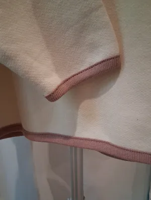 Cream Embroidered Heart Sweatshirt with Blue Ribbon Detail thumbnail 6