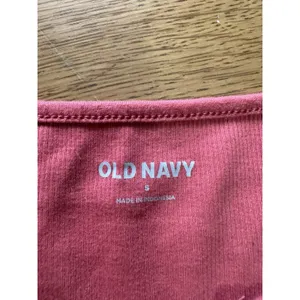 Old Navy Women Size Small‎ Long Sleeve V Neck T Shirt Pink Ribbed Stretch Preppy thumbnail 3
