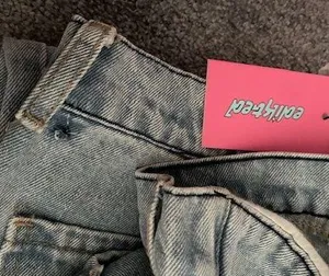 Edikted folded jeans thumbnail 4