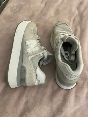 New Balance 574 Platform Shoes Size Women (9) Mens (7.5) thumbnail 5