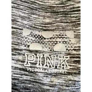 Victoria’s Secret PINK Women's Gray Marl Top Shirt Black Mesh Back Size M Medium thumbnail 4