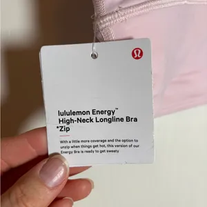 lululemon Energy High-Neck Longline Bra size 6 New with Tags thumbnail 5