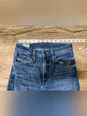 MOTHER The Mid Rise Dazzler Ankle‎ Jeans in Wish On A Star size 24 thumbnail 5