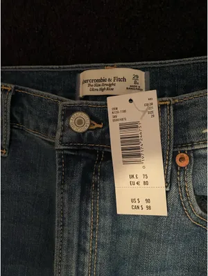 Abercrombie High-Rise Jeans Straight thumbnail 2