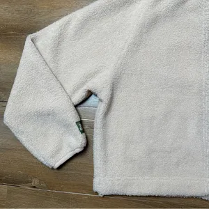 NWT Cozy Quarter Zip in Sand Tan Sherpa Fleece Size XS/S thumbnail 12