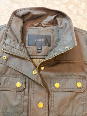 J.Crew Utility Green Jacket thumbnail 2