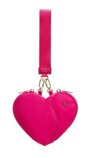 Lululemon Dual Pouch Wristlet Heart Passionate / Passionate / Gold thumbnail 1