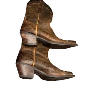 ARIAT Ladies Cowgirl Western Boot Brown distressed Leather Sz 7.5 thumbnail 2