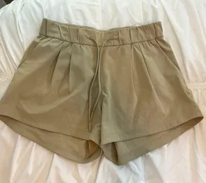 Lulu Lemon Khaki Shorts thumbnail 1
