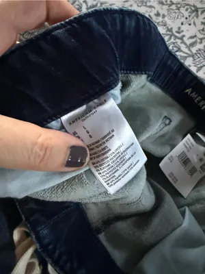 New with tags American Eagle Women’s Dreamy Drape Cozy Baggy Jogger wide leg L thumbnail 6