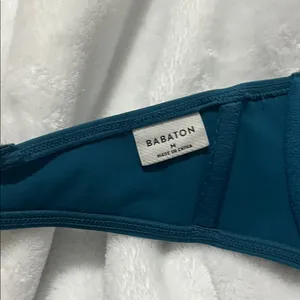Aritzia Babaton Women’s Dark Teal Green Bikini Top Size Medium thumbnail 8