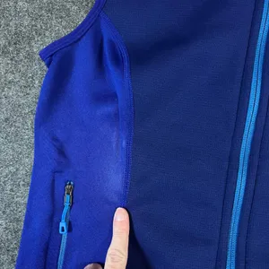 Patagonia Adze Hybrid Vest Womens Small Blue Full Zip Softshell Fleece Lined thumbnail 4