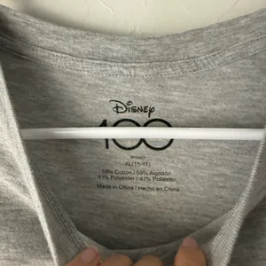 Disney 100 Gray Character Collage‎ Graphic Tee Size XL Mickey Lilo Stitch thumbnail 6