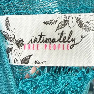 Intimately‎ Free People Women Ocean Teal Lace Bandeau Bra NWT Size M F7150220A thumbnail 2