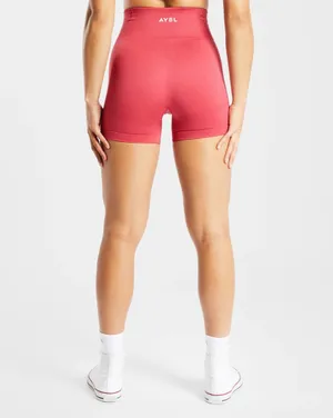 AYBL Balance V2 Seamless Shorts in Dusty Rose thumbnail 3
