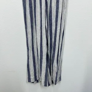 Rails Beachy Linen Wide Leg Jumpsuit Tank Resort Hawaii‎ Vacation Size Med thumbnail 13