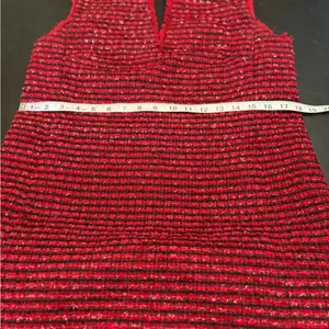 Ann Taylor Textured Red Midi Dress thumbnail 12