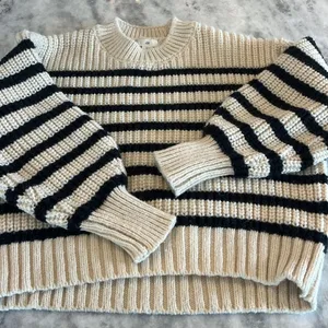 H&M Stripe Sweater thumbnail 1