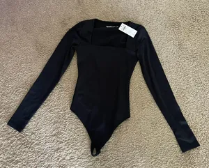 Abercrombie Long Sleeve Square Neck Bodysuit thumbnail 1