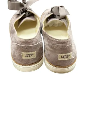 UGG 1Carilyn wms rose taupe leather suede lace up casual shoes sz 7 SKU 10-829 thumbnail 11