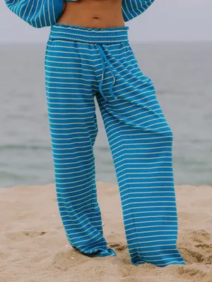 Daily Drills Malibu & Lemonade Stripe Relaxed Sweatpants thumbnail 3