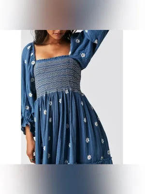 Free people Dahlia Embroidered Maxi Dress thumbnail 3