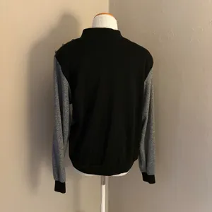 Vintage Alfred Dunner Mock Neck Patchwork‎ Plaid Sweater Shoulder Pads Medium thumbnail 4