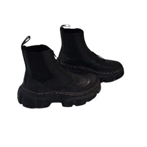 NEW Dr. Martens Leather Beta 2976 DMXL Zip Up Chelsea Boots Black W 7 EU 38 Doc thumbnail 5
