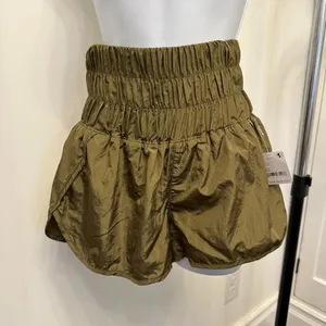 FP Movement by Free People High Waist Olive Green Shorts NWT thumbnail 2