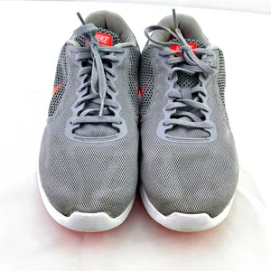 NIKE Revolution 3 Women Wolf Grey Hyper Orange Running Shoes 819303-002 Sz 10 thumbnail 2