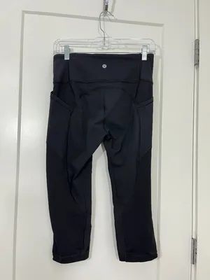 Lululemon Size 8 All the Right Places Crop High-Rise Leggings 19" Black thumbnail 4