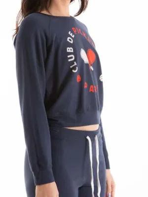Sundry Club De Pickle Ball Paris Sweatshirt thumbnail 3
