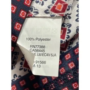 J.Crew Geometric‎ Print Long Sleeve Blouse Women's Casual Wear s thumbnail 4