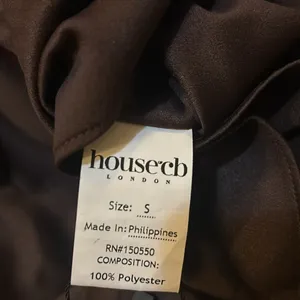 House of CB Angelina Asymmetric Halter Midi Dress size S thumbnail 8