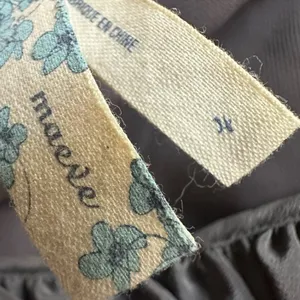 Vintage Anthropologie Maeve Brown Silk Dress Artsy Indie Cocktail Ruffle Front thumbnail 6