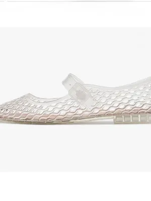 MIA Clear Jelly Mary Jane Fisherman Sandals Flats Coco Clear Womens Shoe Size 8 thumbnail 2