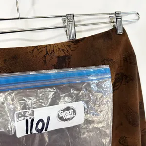 Requirements Size 12 Midi Skirt Brown Paisley Western Country Boho Witchy 1101 thumbnail 10
