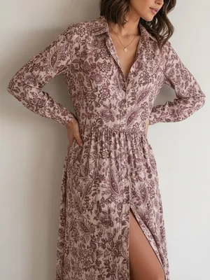 SÉZANE Leana Mini Dress, Ghalia Ecru Print, FR42/US10 thumbnail 1