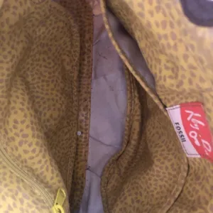 Fossil Large Wax Canvas Key-Per Shoulder Bag Tote Floral Print Pockets 15X14 thumbnail 12