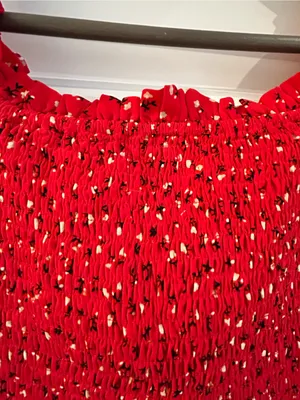 Princess Polly Gracie Babydoll Red Dress Size 4 thumbnail 8
