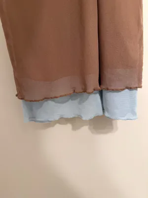 Motel BROWN MESH DRESS thumbnail 2