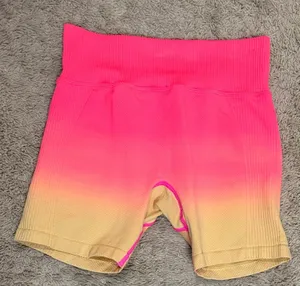 PINK Ombré high waisted shorts size S thumbnail 1