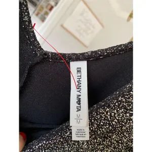 Bethany‎ Mota Glitter Mini Dress Fit Flare Glam Sparkle Y2K Spring Summer Luxury thumbnail 4
