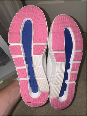 Women's On Running The Roger Sneakers Size 9.5 White Blue thumbnail 5