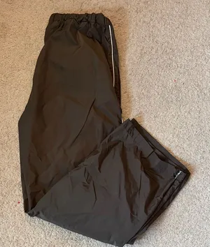 Women’s Gold Hinge Brown Warm Up Track Pants Size Large thumbnail 1