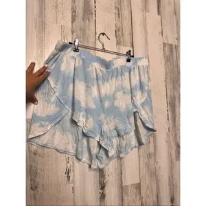 Old Navy Tie Dye Pajama Set XL | One World One Love Graphic Tee & Shorts Lounge thumbnail 9
