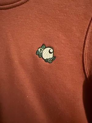 Carhartt Burgundy Hoodie thumbnail 4
